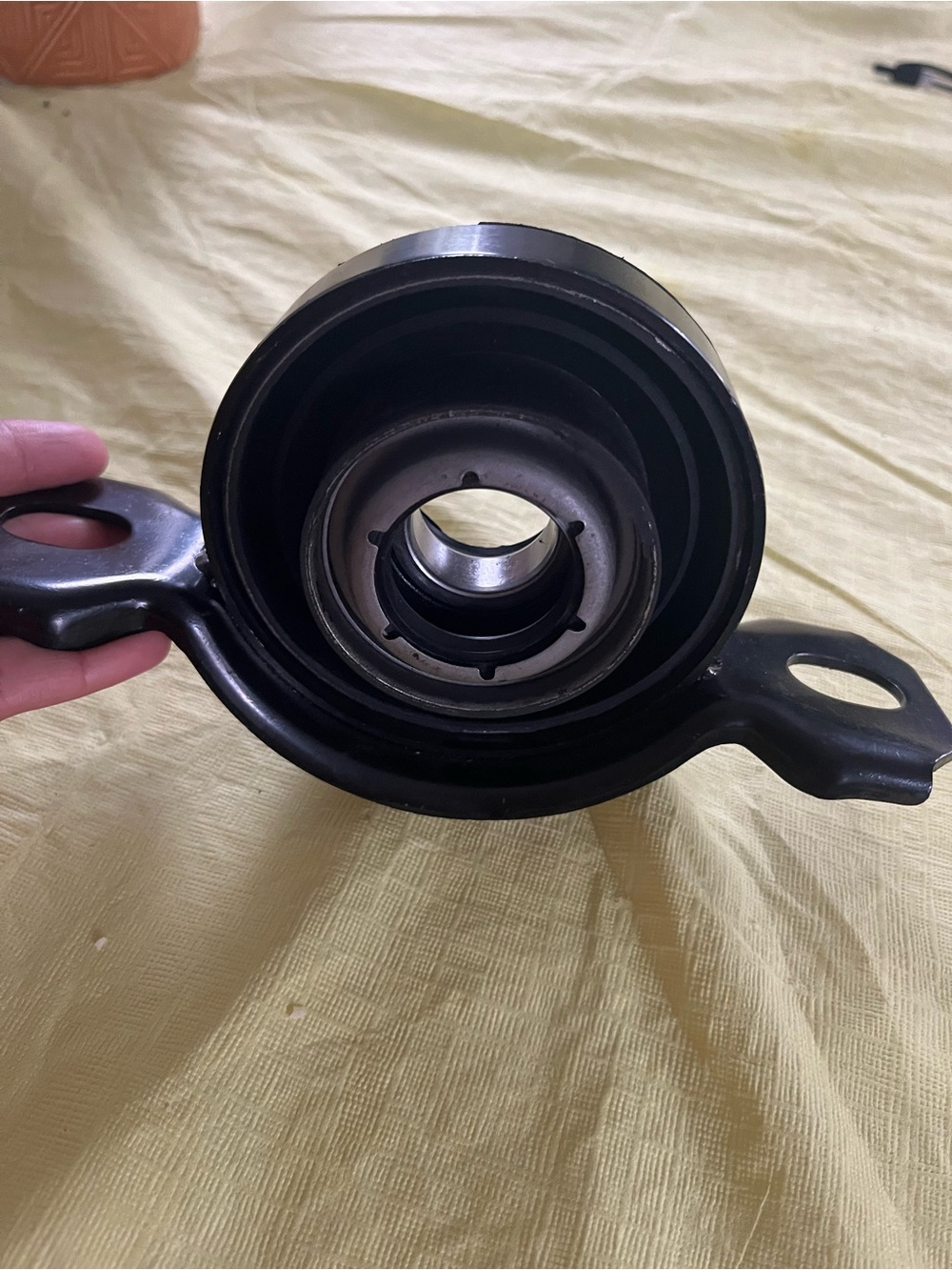 Black Center Support Bearing Mount - Automotive Drive Shaft Support